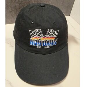College House Sno Barons Hay Days Est 1966‎ Black Embroidered Hat NWT